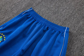 Tuta Full-zip Brasile 26/27 Uomo Blu Reale con inserti Gialli | Tuta da Calcio