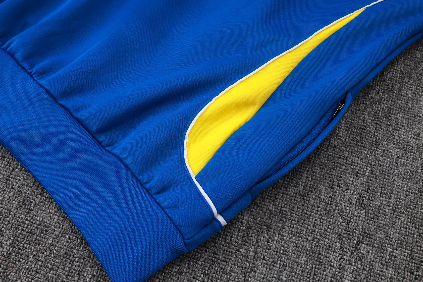 Tuta Full-zip Brasile 26/27 Uomo Blu Reale con inserti Gialli | Tuta da Calcio