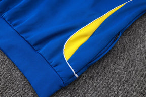 Tuta Full-zip Brasile 26/27 Uomo Blu Reale con inserti Gialli | Tuta da Calcio