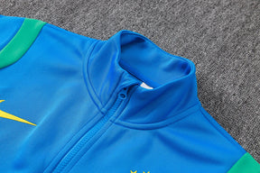 Tuta Full-zip Brasile 26/27 Uomo Blu/Verde | Tuta da Calcio
