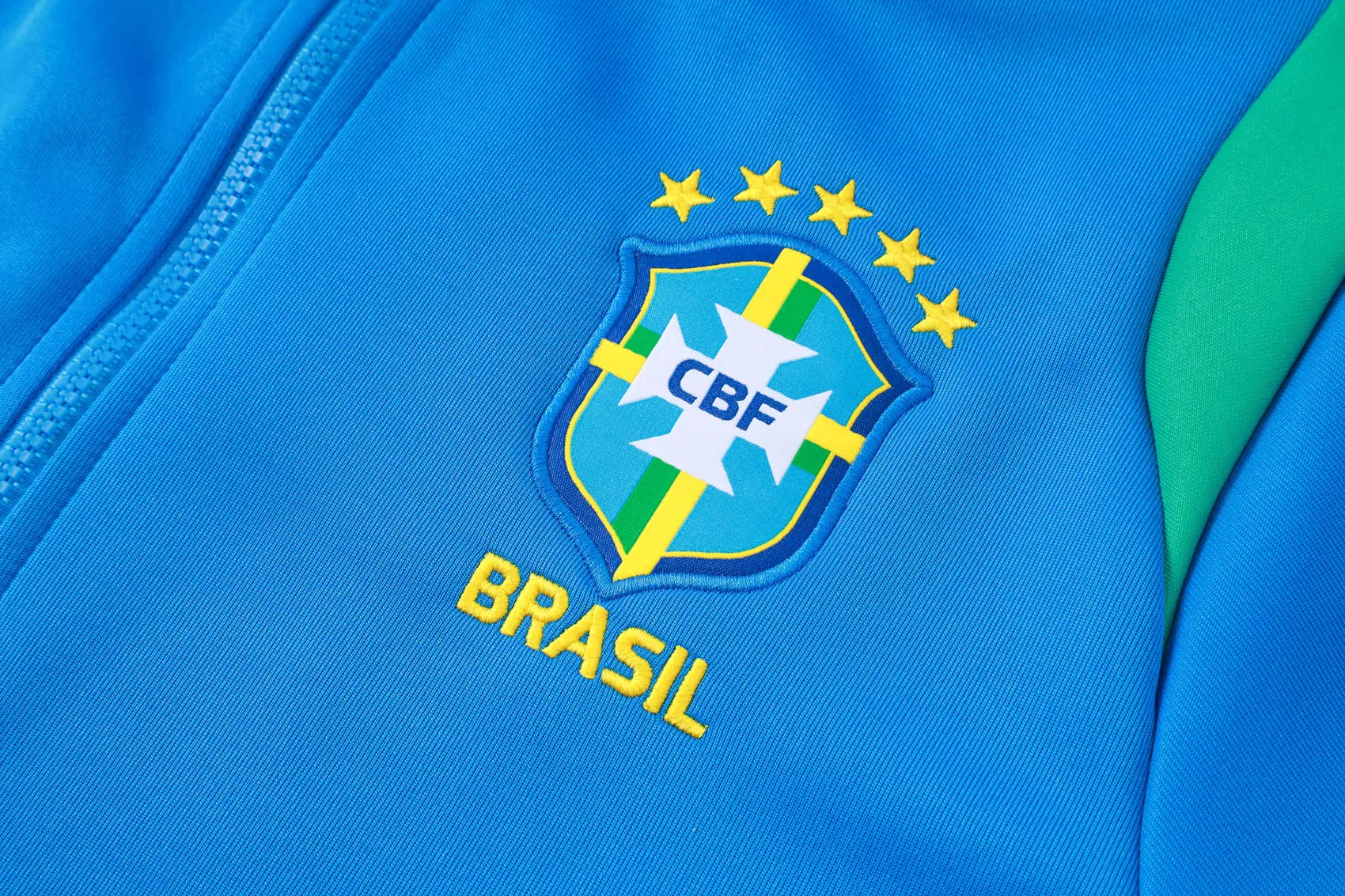 Tuta Full-zip Brasile 26/27 Uomo Blu/Verde | Tuta da Calcio