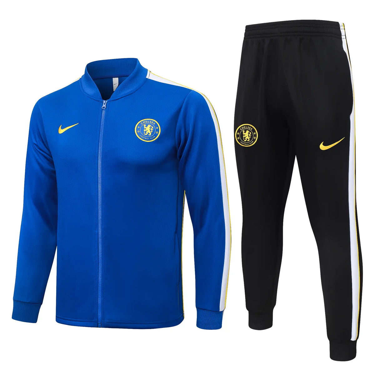 Tuta Full-zip Chelsea 26/27 Uomo Blu e Nero | Tuta da Calcio