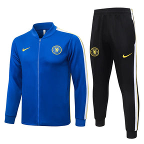 Tuta Full-zip Chelsea 26/27 Uomo Blu e Nero | Tuta da Calcio