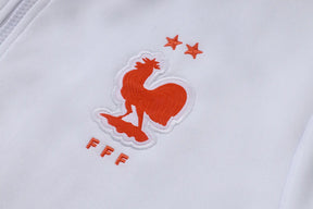 Tuta Full-zip Francia 26/27 Uomo Bianco e Blu | Tuta da Calcio