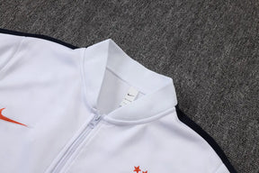 Tuta Full-zip Francia 26/27 Uomo Bianco e Blu | Tuta da Calcio