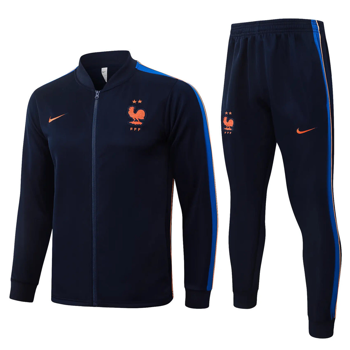 Tuta Full-zip Francia 26/27 Uomo Blu Navy | Tuta da Calcio