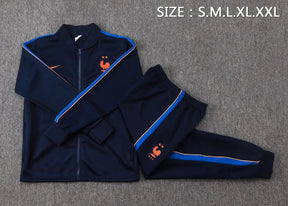 Tuta Full-zip Francia 26/27 Uomo Blu Navy | Tuta da Calcio