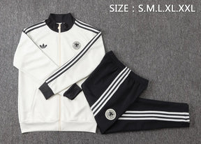 Tuta Full-zip Germania 26/27 Uomo Bianco e Nero | Tuta da Calcio
