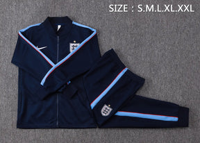 Tuta Full-zip Inghilterra 26/27 Uomo Blu Navy | Tuta da Calcio