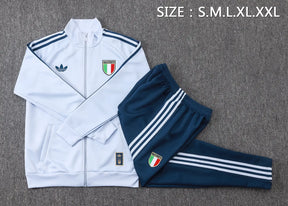Tuta Full-zip Italia 26/27 Uomo Azzurro/Blu Navy | Tuta da Calcio