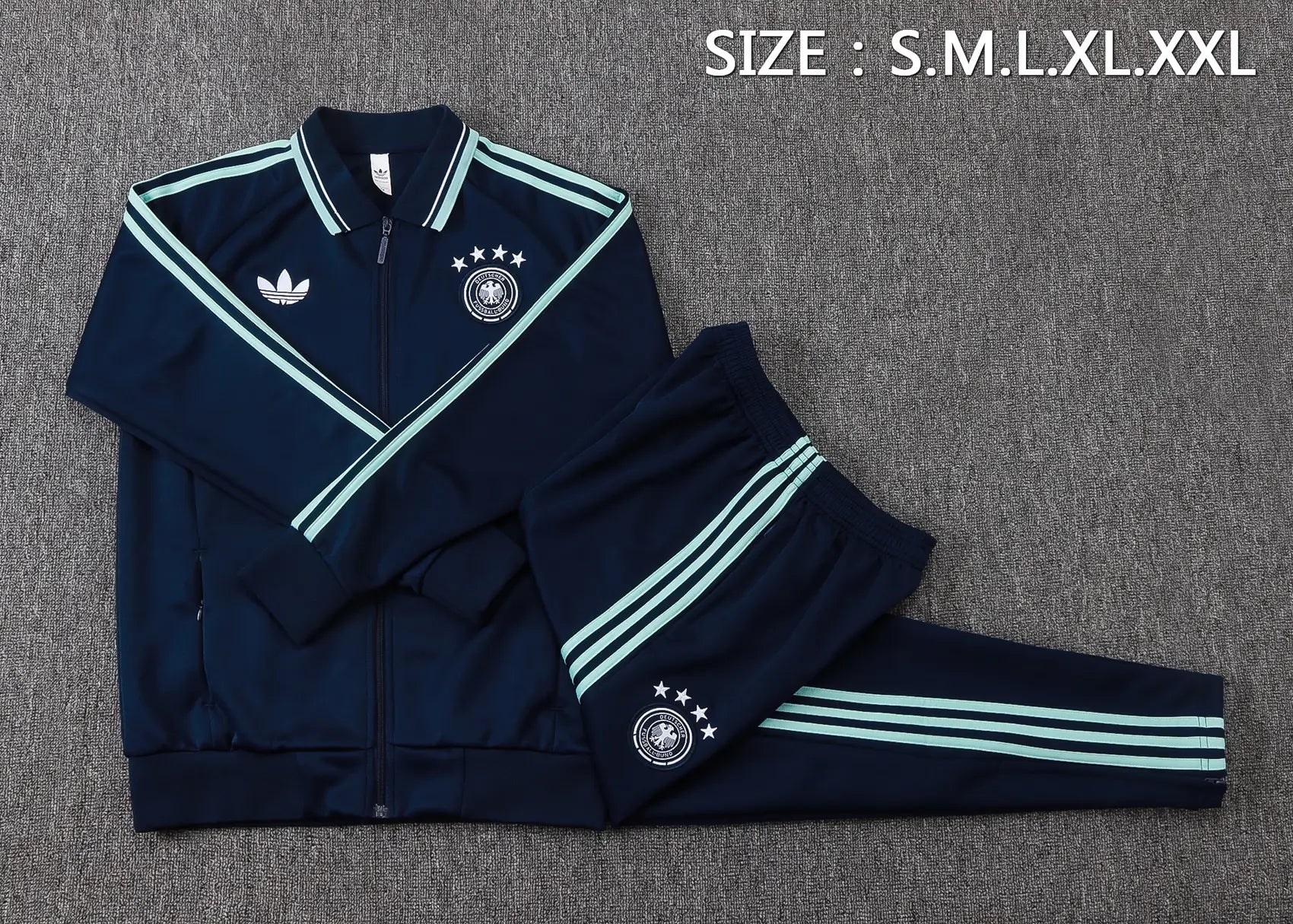 Tuta Full-zip Italia 26/27 Uomo Blu Navy | Tuta da Calcio