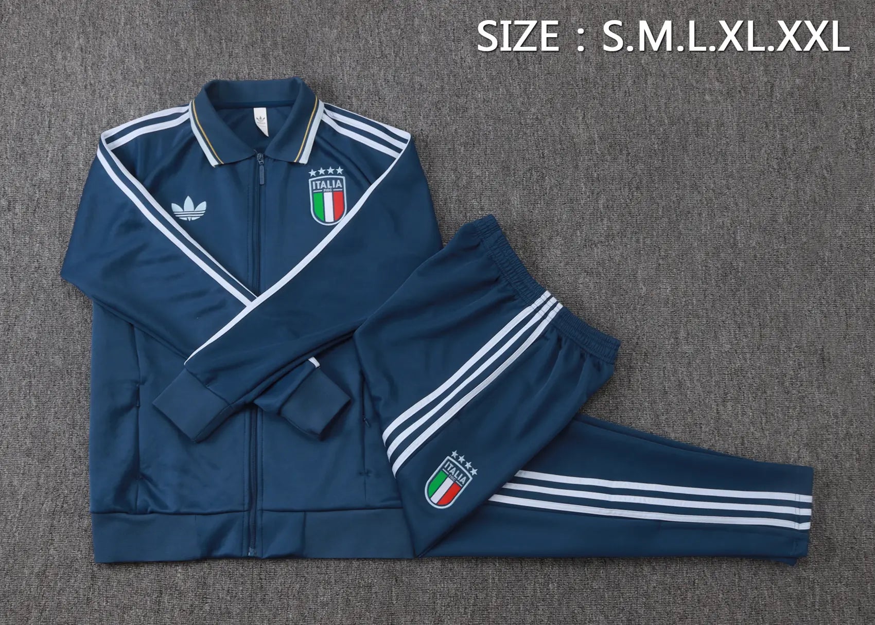 Tuta Full-zip Italia 26/27 Uomo Blu Navy | Tuta da Calcio