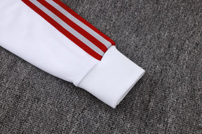 Tuta Full-zip Liverpool 26/27 Uomo Bianco e Grigio | Tuta da Calcio