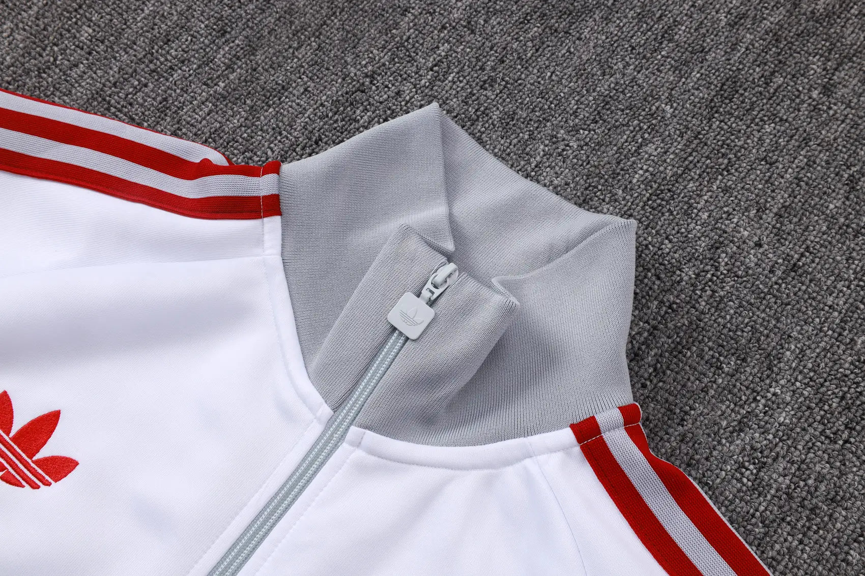 Tuta Full-zip Liverpool 26/27 Uomo Bianco e Grigio | Tuta da Calcio