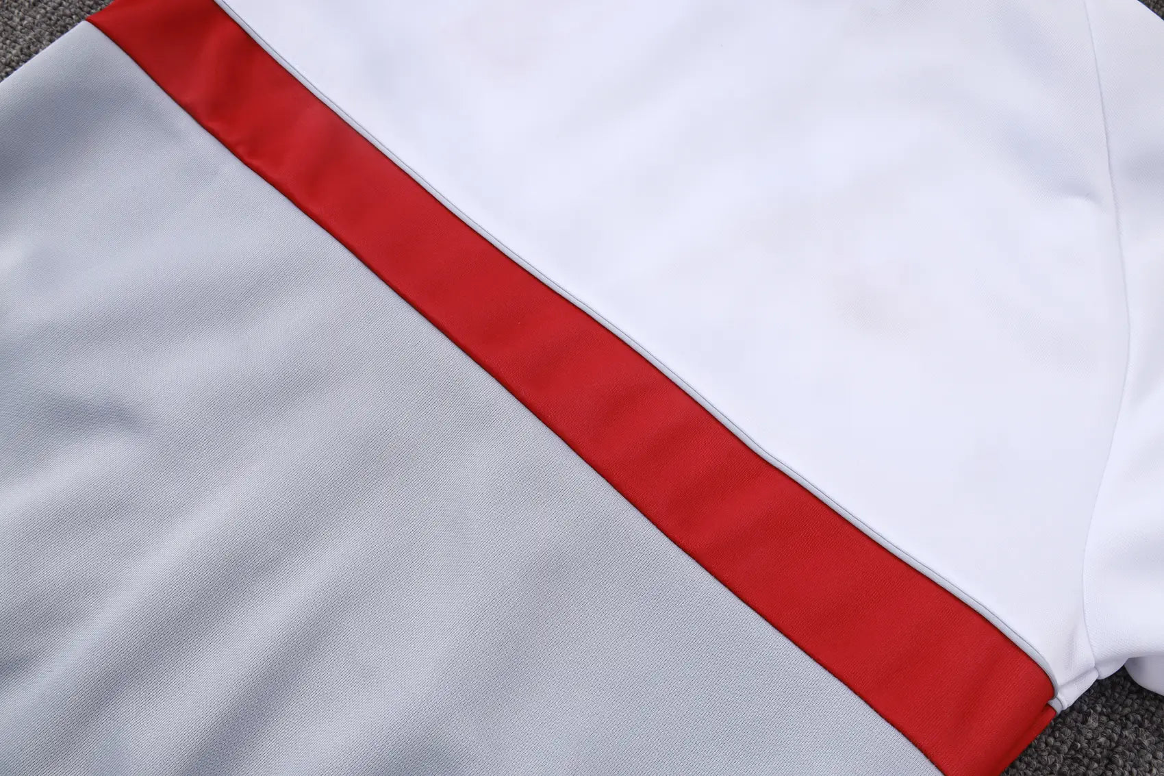 Tuta Full-zip Liverpool 26/27 Uomo Bianco e Grigio | Tuta da Calcio