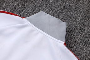 Tuta Full-zip Liverpool 26/27 Uomo Bianco e Grigio | Tuta da Calcio