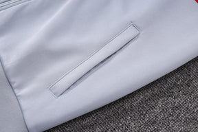 Tuta Full-zip Liverpool 26/27 Uomo Bianco e Grigio | Tuta da Calcio