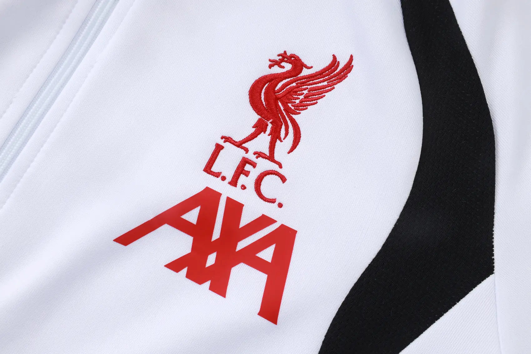 Tuta Full-zip Liverpool 26/27 Uomo Bianco e Nero | Tuta da Calcio