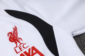Tuta Full-zip Liverpool 26/27 Uomo Bianco e Nero | Tuta da Calcio