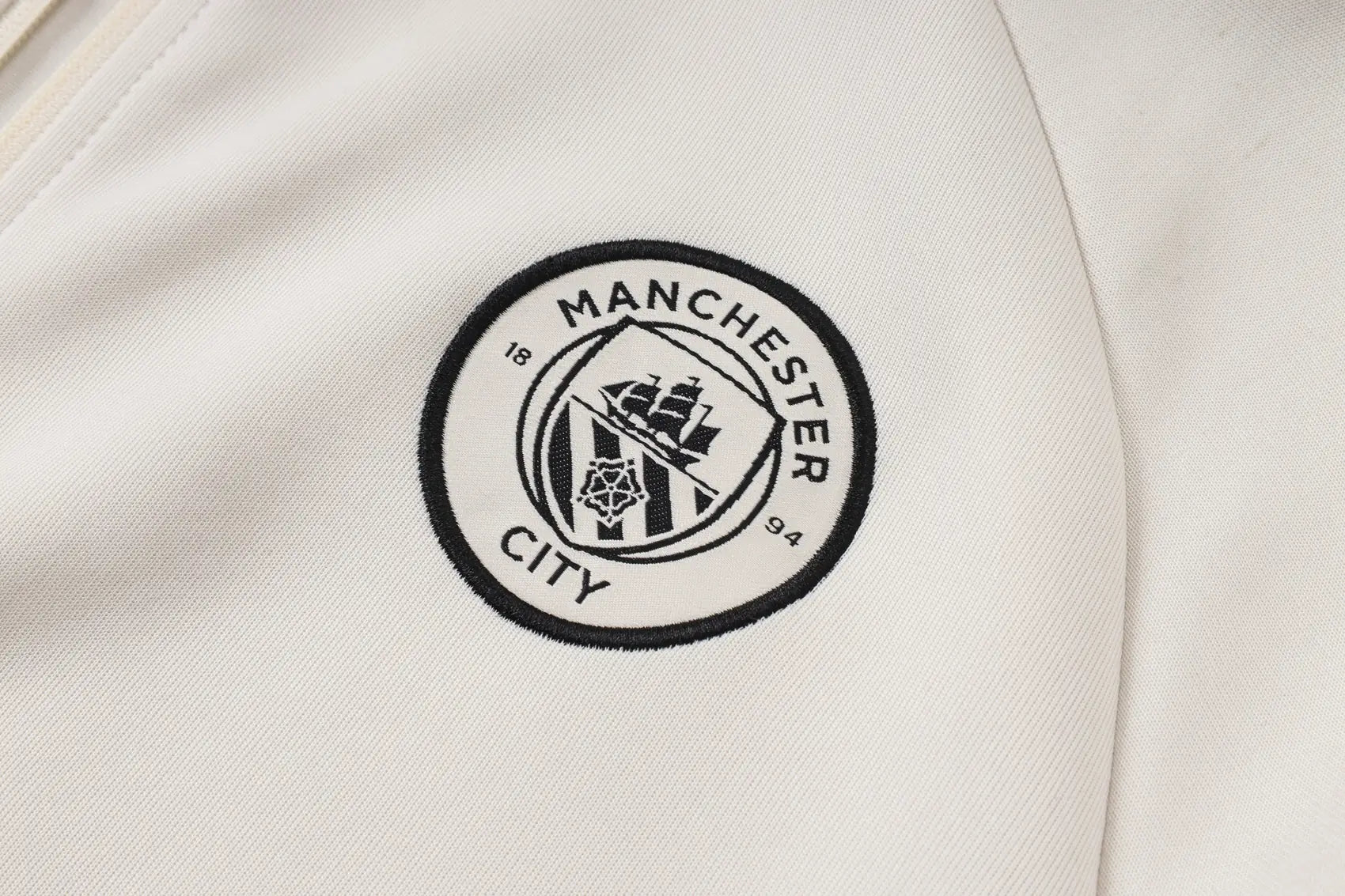 Tuta Full-zip Manchester City 26/27 Uomo Bianco e Nero | Tuta da Calcio