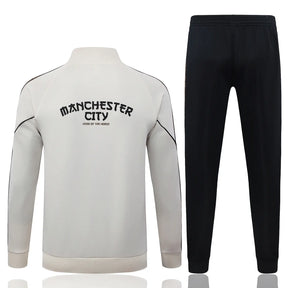 Tuta Full-zip Manchester City 26/27 Uomo Bianco e Nero | Tuta da Calcio