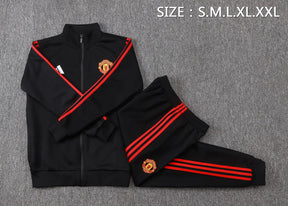 Tuta Full-zip Manchester United 26/27 Uomo Nero | Tuta da Calcio