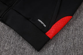 Tuta Full-zip Manchester United 26/27 Uomo Nero/Rosso | Tuta da Calcio