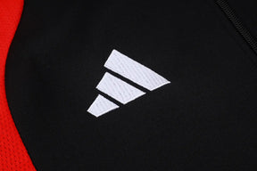 Tuta Full-zip Manchester United 26/27 Uomo Nero/Rosso | Tuta da Calcio
