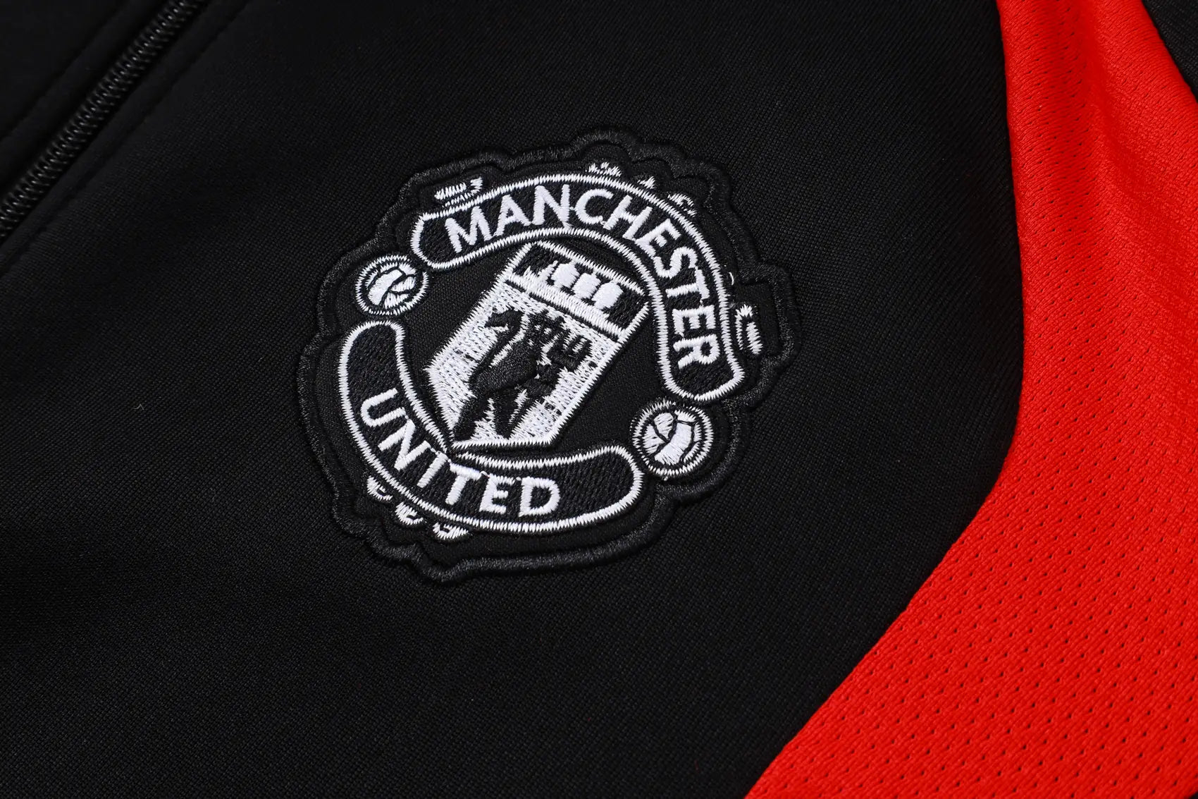 Tuta Full-zip Manchester United 26/27 Uomo Nero/Rosso | Tuta da Calcio