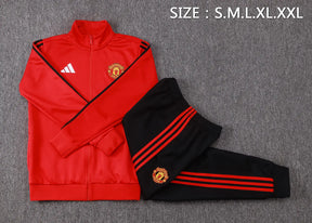 Tuta Full-zip Manchester United 26/27 Uomo Rosso e Nero | Tuta da Calcio