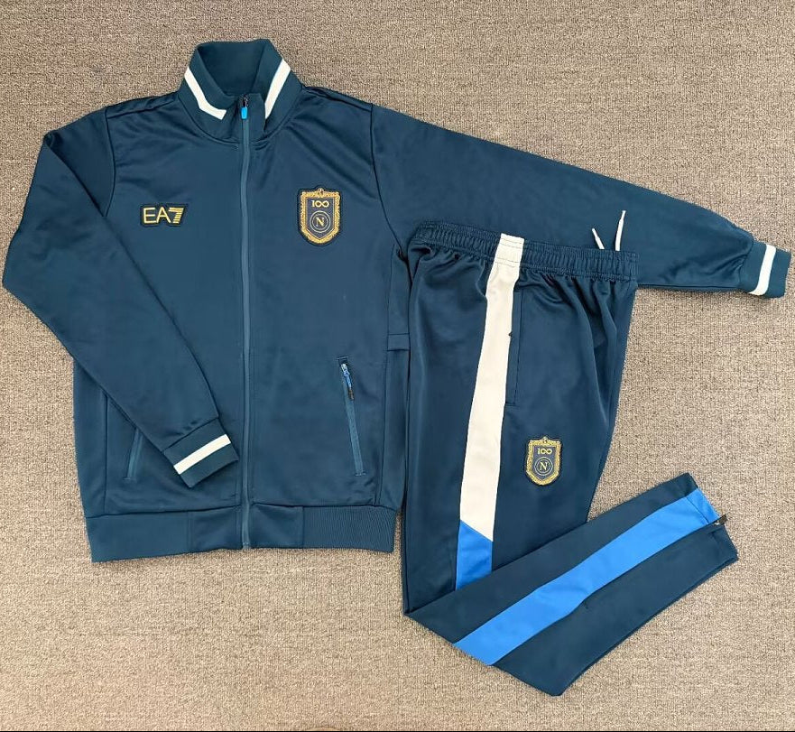 Tuta Full-zip Napoli 26/27 Uomo Blu Navy | Tuta da Calcio