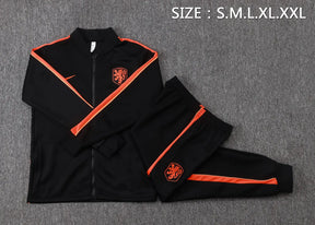 Tuta Full-zip Olanda 26/27 Uomo Nero | Tuta da Calcio