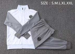 Tuta Full-zip Paris 26/27 Uomo Bianco e Grigio | Tuta da Calcio