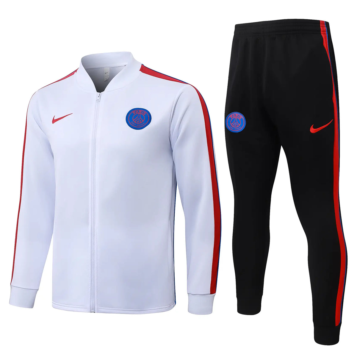 Tuta Full-zip Paris 26/27 Uomo Bianco/Nero | Tuta da Calcio