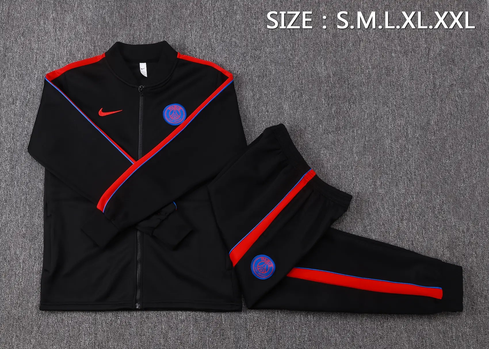 Tuta Full-zip Paris 26/27 Uomo Nero | Tuta da Calcio