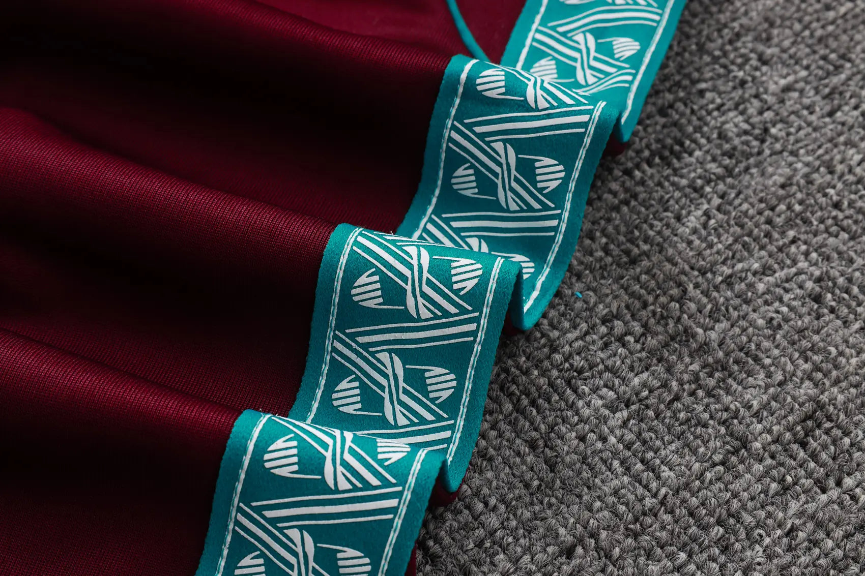 Tuta Full-zip Portogallo 26/27 Uomo Bordeaux | Tuta da Calcio