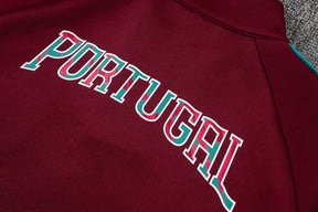 Tuta Full-zip Portogallo 26/27 Uomo Bordeaux | Tuta da Calcio