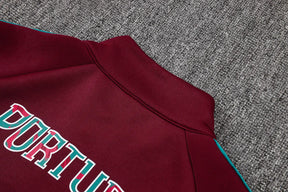 Tuta Full-zip Portogallo 26/27 Uomo Bordeaux | Tuta da Calcio