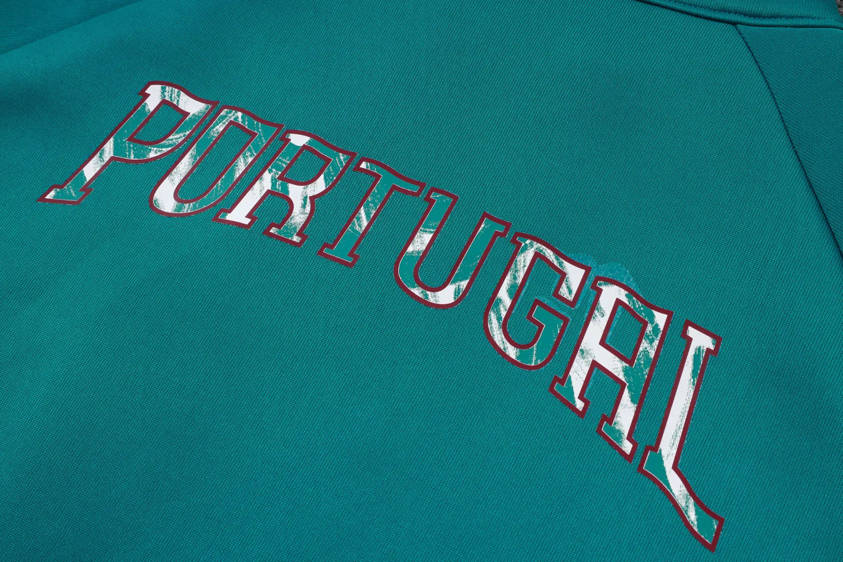 Tuta Full-zip Portogallo 26/27 Uomo Turchese e Bordeaux | Tuta da Calcio