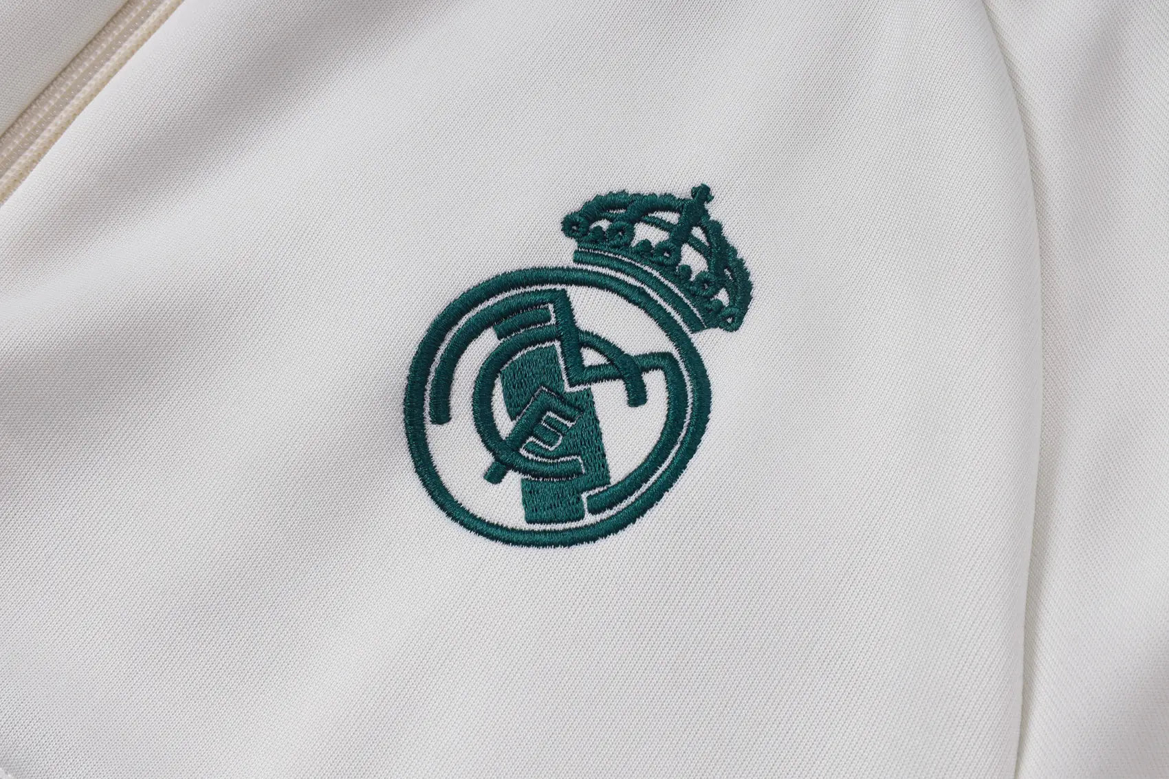 Tuta Full-zip Real Madrid 26/27 Nero Uomo Bianco e Verde | Tuta da Calcio