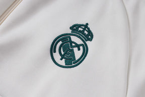 Tuta Full-zip Real Madrid 26/27 Nero Uomo Bianco e Verde | Tuta da Calcio