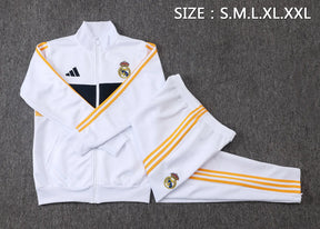 Tuta Full-zip Real Madrid 26/27 Uomo Bianco | Tuta da Calcio