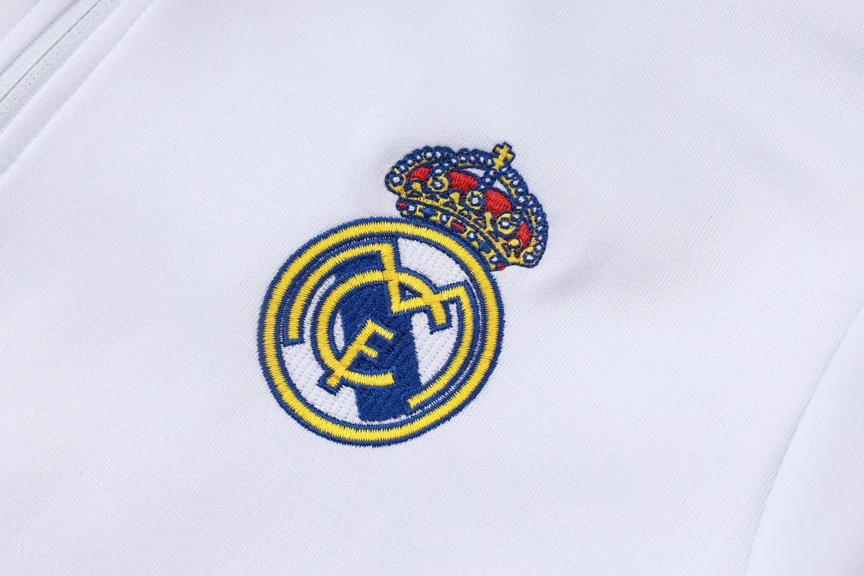 Tuta Full-zip Real Madrid 26/27 Uomo Bianco e Nero | Tuta da Calcio