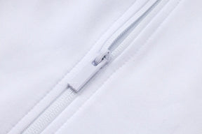 Tuta Full-zip Real Madrid 26/27 Uomo Bianco e Nero | Tuta da Calcio
