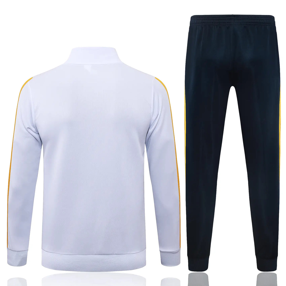 Tuta Full-zip Real Madrid 26/27 Uomo Bianco e Nero | Tuta da Calcio