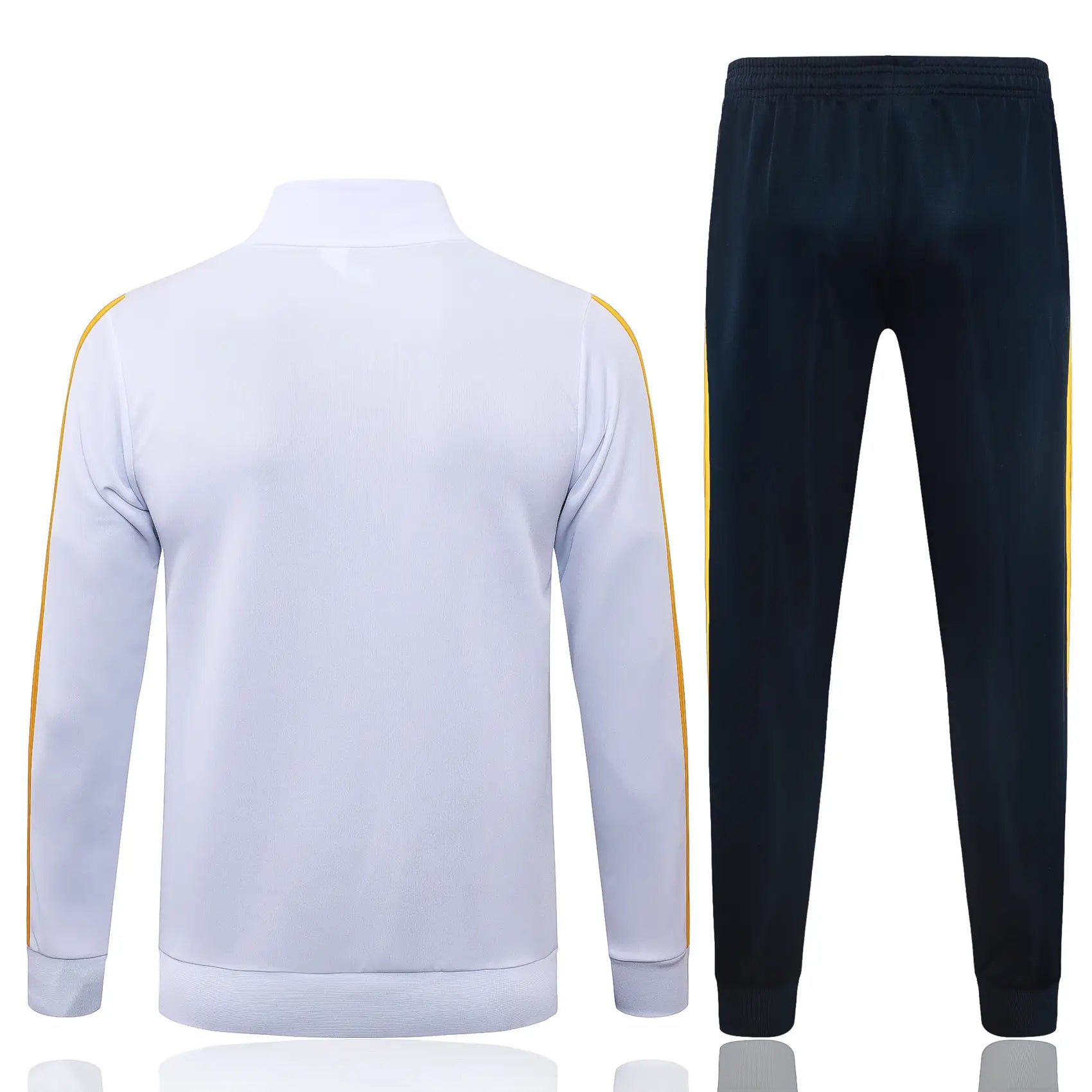 Tuta Full-zip Real Madrid 26/27 Uomo Bianco e Nero | Tuta da Calcio