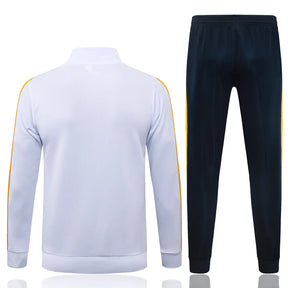 Tuta Full-zip Real Madrid 26/27 Uomo Bianco e Nero | Tuta da Calcio
