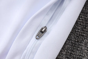 Tuta Full-zip Real Madrid 26/27 Uomo Bianco e Nero | Tuta da Calcio