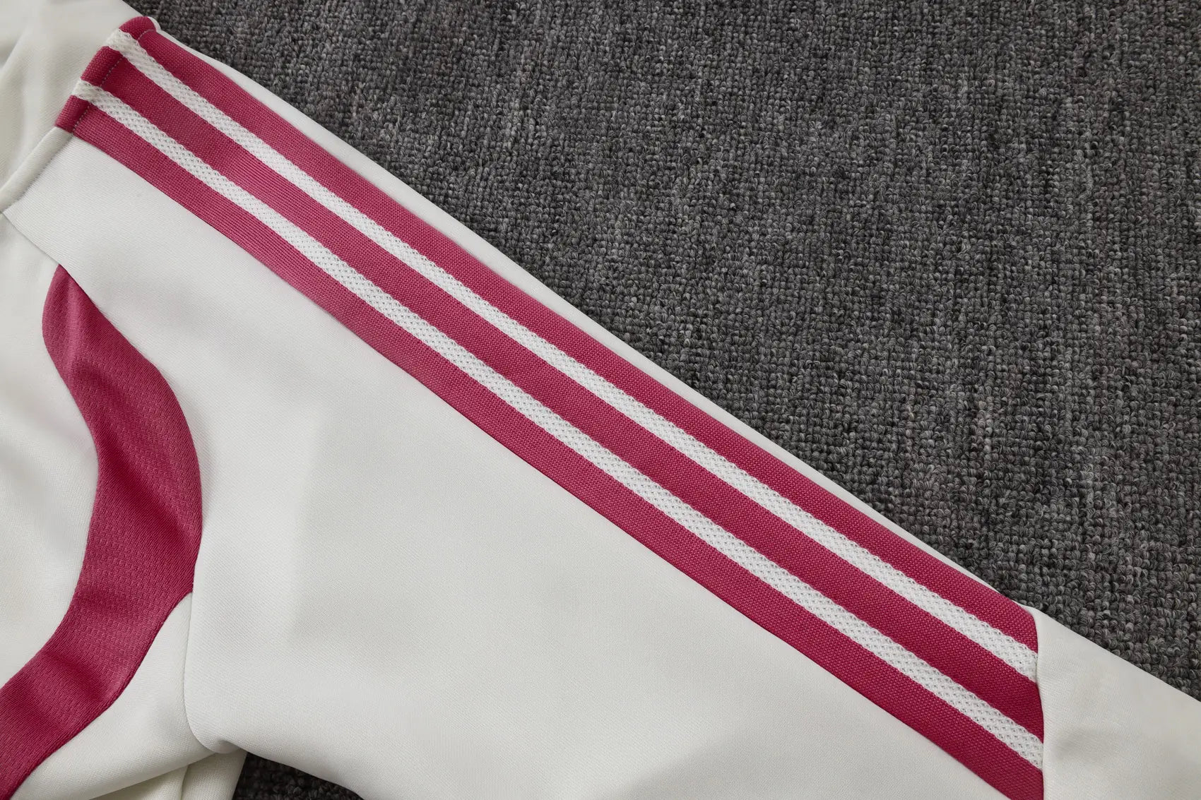 Tuta Full-zip Real Madrid 26/27 Uomo Bianco e Rosa | Tuta da Calcio