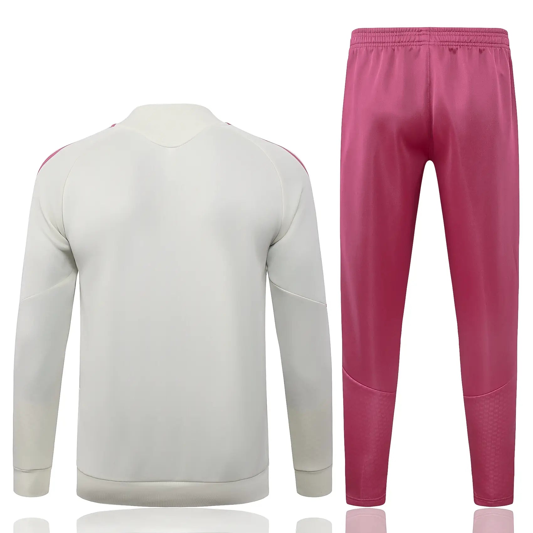 Tuta Full-zip Real Madrid 26/27 Uomo Bianco e Rosa | Tuta da Calcio